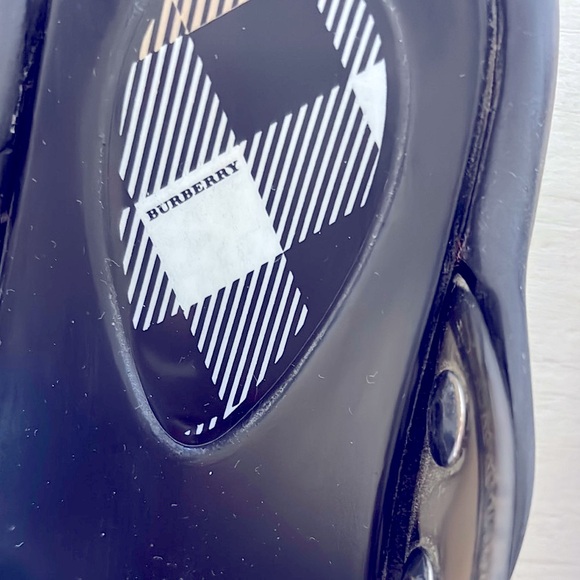 Burberry Black and Plaid Flip Flops - Picture 3 of 9